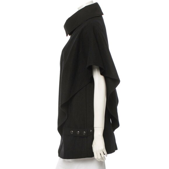Nicholas K Black Sleeveless Wool Coat XS - Picture 2 of 4